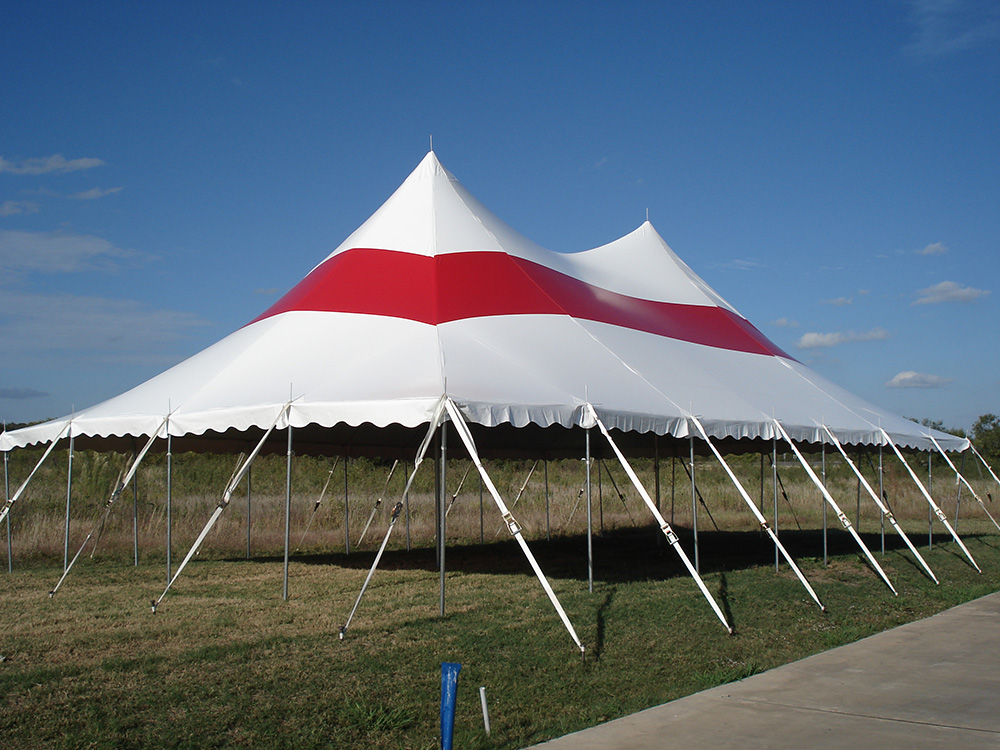 30x50 high peak tent