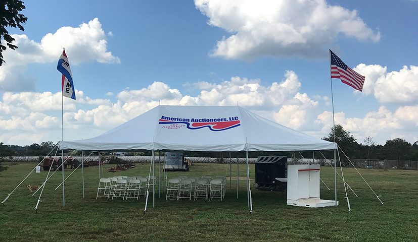 20' wide Pole tents